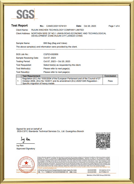 SGS-testiraportti